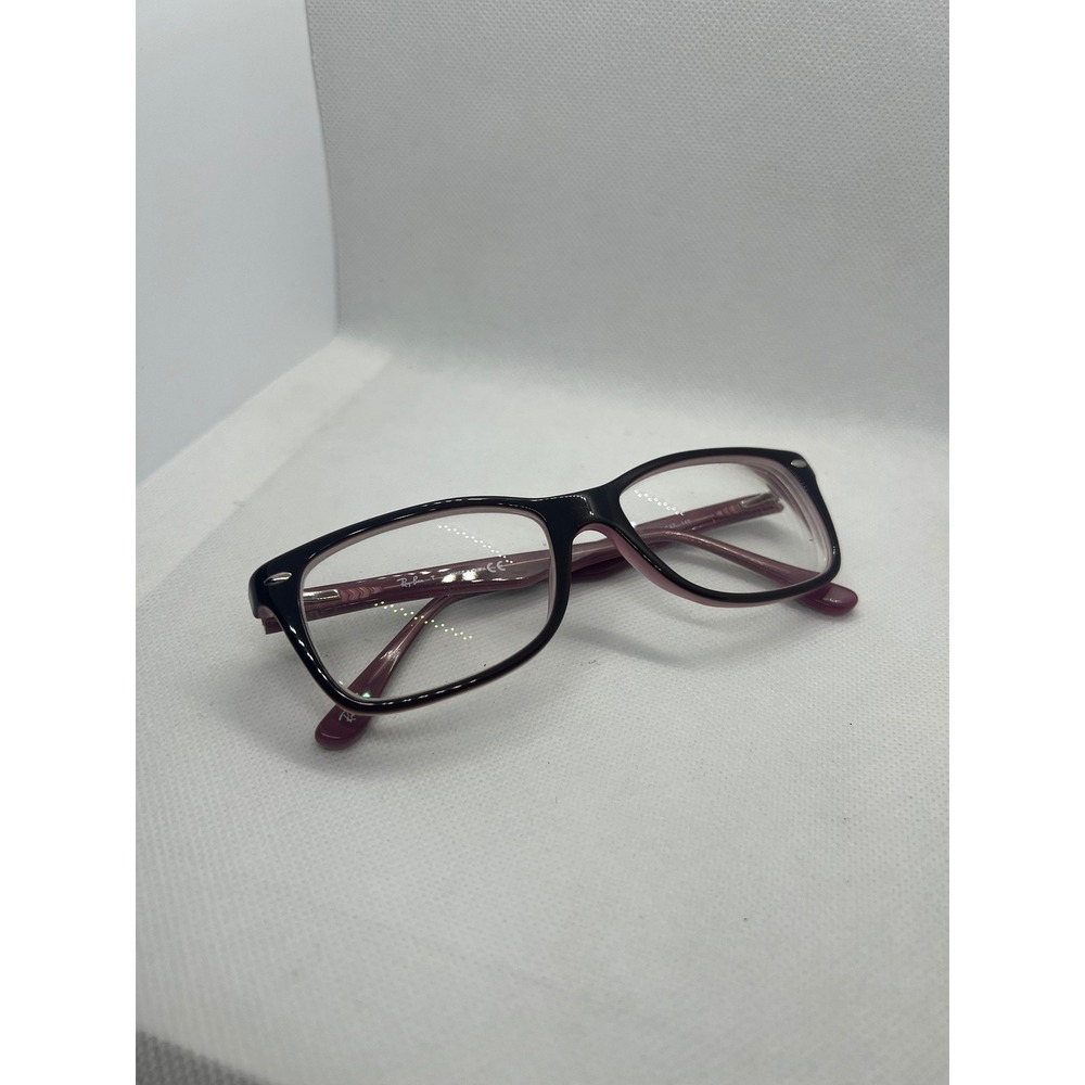 Ray-Ban‎ RB 5228 2126 Black Purple Rectangular Eyeglasses Frames 53-17-140